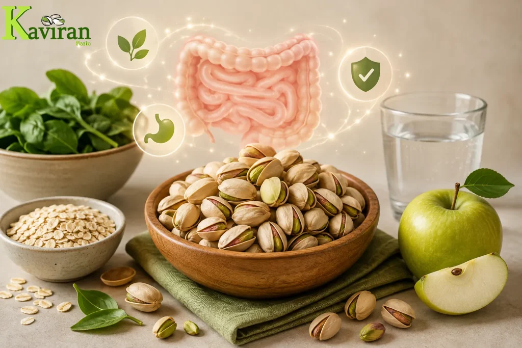 خواص-پسته-برای-سیستم-گوارش